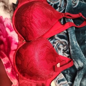 Cacique Red Lace Bra